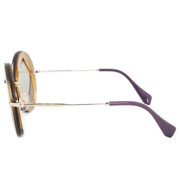 Miu Miu Round Sunglasses SMU01SS VA25J2 62 main image 4